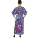 Why Not Question Reason V-Neck Boho Style Maxi Dress View2