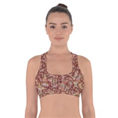 Mind Brain Thought Mental Cross Back Sports Bra by Paksenen