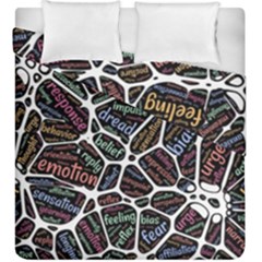 Mental Human Experience Mindset Duvet Cover Double Side (king Size) by Paksenen