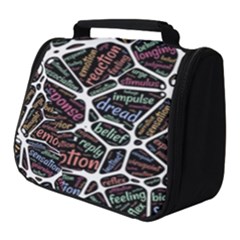 Mental Human Experience Mindset Full Print Travel Pouch (small) by Paksenen