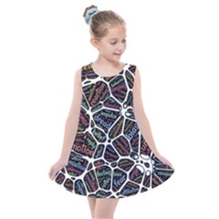 Mental Human Experience Mindset Kids  Summer Dress by Paksenen