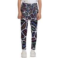 Mental Human Experience Mindset Kids  Skirted Pants by Paksenen