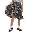 Mental Human Experience Mindset Kids  Ruffle Flared Wrap Midi Skirt View1