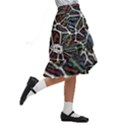 Mental Human Experience Mindset Kids  Ruffle Flared Wrap Midi Skirt View3