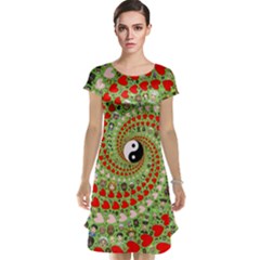 Love Avatars Characters Roles Yin Yang Cap Sleeve Nightdress by Paksenen