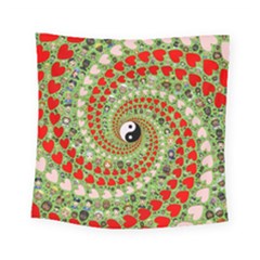 Love Avatars Characters Roles Yin Yang Square Tapestry (small)