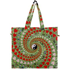 Love Avatars Characters Roles Yin Yang Canvas Travel Bag by Paksenen