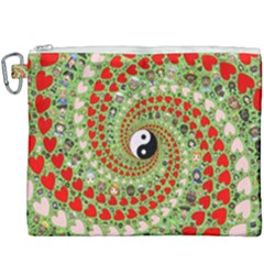 Love Avatars Characters Roles Yin Yang Canvas Cosmetic Bag (xxxl) by Paksenen