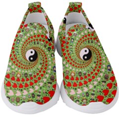 Love Avatars Characters Roles Yin Yang Kids  Slip On Sneakers by Paksenen