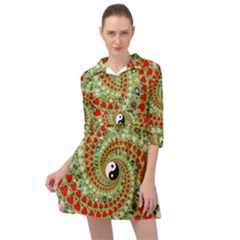 Love Avatars Characters Roles Yin Yang Mini Skater Shirt Dress by Paksenen