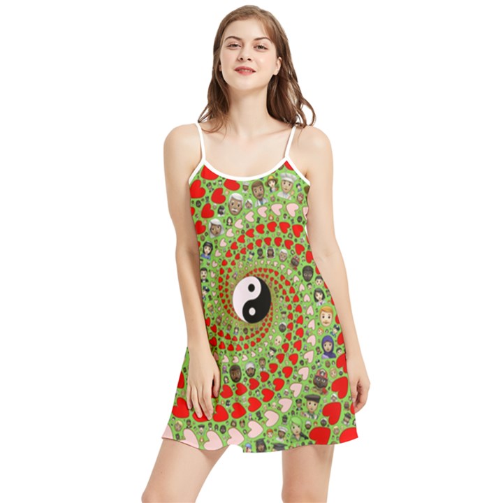 Love Avatars Characters Roles Yin Yang Summer Frill Dress