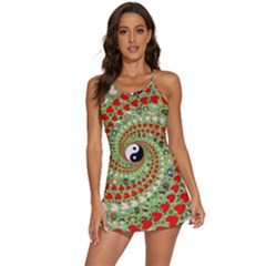 Love Avatars Characters Roles Yin Yang 2-in-1 Flare Activity Dress by Paksenen