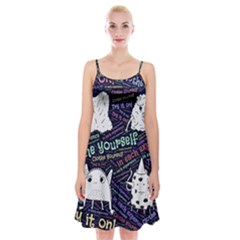 Experience Feeling Clothing Self Spaghetti Strap Velvet Dress