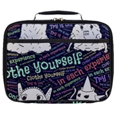 Experience Feeling Clothing Self Full Print Lunch Bag by Paksenen