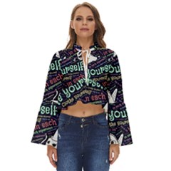 Experience Feeling Clothing Self Boho Long Bell Sleeve Top