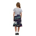 Experience Feeling Clothing Self Kids  Ruffle Flared Wrap Midi Skirt View4