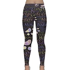 Footprints Path Mystery Unknown Classic Yoga Leggings by Paksenen