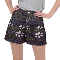 Footprints Path Mystery Unknown Women s Ripstop Shorts