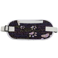 Footprints Path Mystery Unknown Rounded Waist Pouch by Paksenen