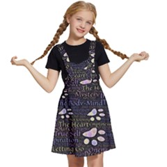 Footprints Path Mystery Unknown Kids  Apron Dress by Paksenen