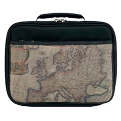 Old Vintage Classic Map Of Europe Lunch Bag by Paksenen