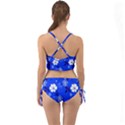 Blooming Seamless Pattern Blue Colors Mini Tank Bikini Set View2