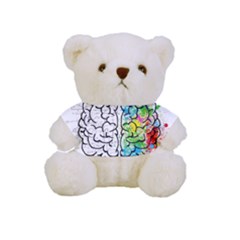 Brain Mind Psychology Idea Drawing Full Print Cuddly Teddy Bear