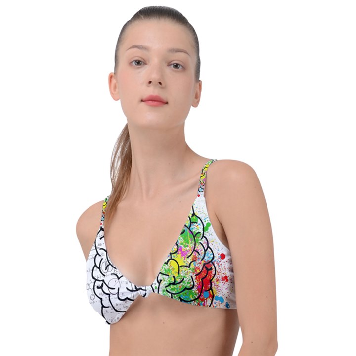 Brain Mind Psychology Idea Drawing Knot Up Bikini Top