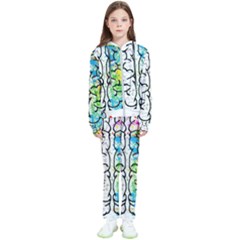 Brain Mind Psychology Idea Drawing Kids  Tracksuit by Loisa77