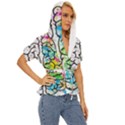 Brain Mind Psychology Idea Drawing Lightweight Drawstring Hooded Top View3