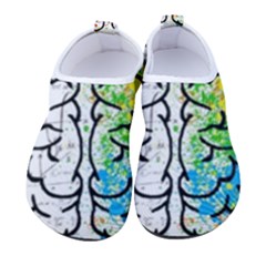 Brain Mind Psychology Idea Drawing Women s Sock-style Water Shoes by Loisa77