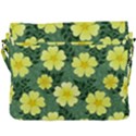 Bloom Flowering Yellow Blade Green Buckle Messenger Bag View3