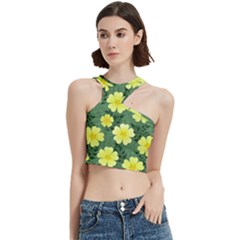 Bloom Flowering Yellow Blade Green Cut Out Top