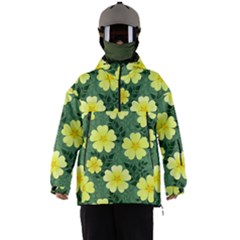 Bloom Flowering Yellow Blade Green Men s Ski And Snowboard Waterproof Breathable Jacket by Loisa77