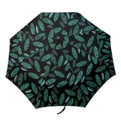 Leaves Pattern Abstract Blade Folding Umbrellas by Loisa77