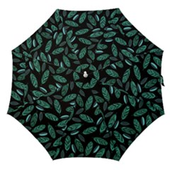 Leaves Pattern Abstract Blade Straight Umbrellas by Loisa77