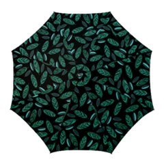 Leaves Pattern Abstract Blade Golf Umbrellas by Loisa77