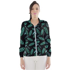 Leaves Pattern Abstract Blade Women s Windbreaker by Loisa77