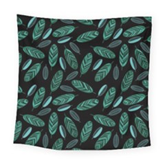 Leaves Pattern Abstract Blade Square Tapestry (large)