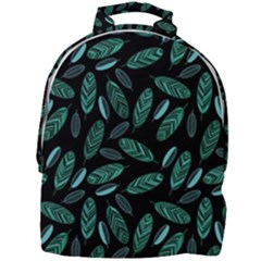 Leaves Pattern Abstract Blade Mini Full Print Backpack by Loisa77