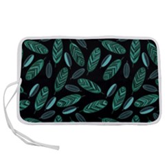 Leaves Pattern Abstract Blade Pen Storage Case (s) by Loisa77