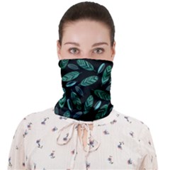 Leaves Pattern Abstract Blade Face Covering Bandana (adult) by Loisa77