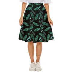 Leaves Pattern Abstract Blade Classic Short Skirt by Loisa77