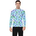 Sea Ocean Sealife Turtle Jellyfish Men s Long Sleeve Rash Guard View1