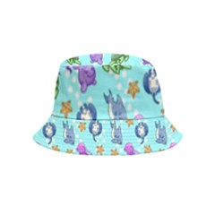 Sea Ocean Sealife Turtle Jellyfish Bucket Hat (kids) by Loisa77