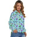 Sea Ocean Sealife Turtle Jellyfish Women s Long Sleeve Button Up Shirt View3