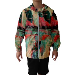 Backgrounds Multi Colored Abstract Kids  Hooded Windbreaker