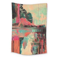 Backgrounds Multi Colored Abstract Large Tapestry