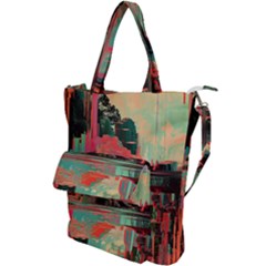 Backgrounds Multi Colored Abstract Shoulder Tote Bag by Loisa77