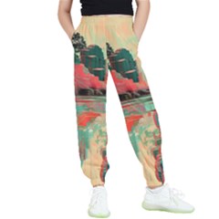 Backgrounds Multi Colored Abstract Kids  Joggers by Loisa77